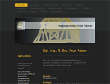 Tablet Screenshot of igb-roemer.de